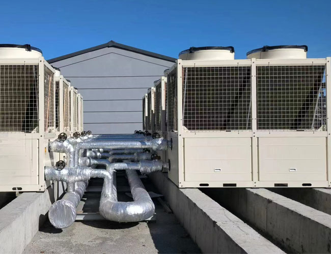 寧夏空氣能熱水器熱泵案例