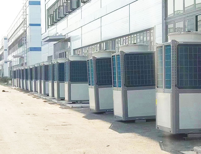 山東臨沂空氣能熱水器熱泵案例