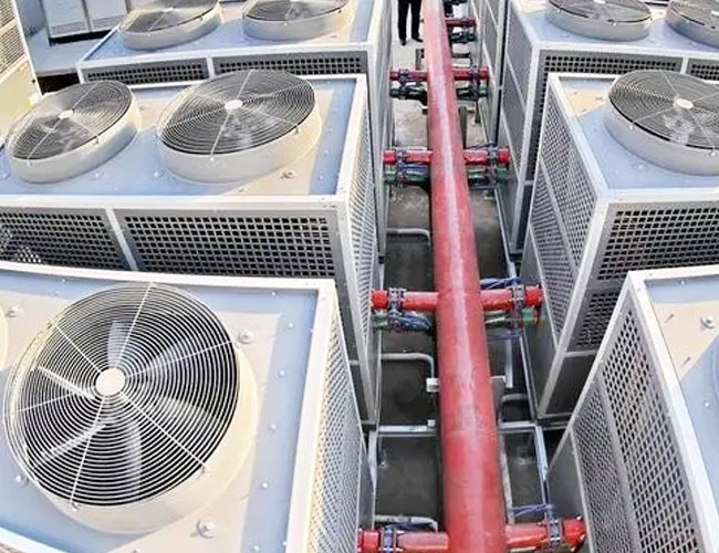 河北保定空氣能熱水器熱泵案例